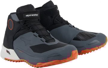 Alpinestars Cr-X Drystar Riding Shoes Black Dark Gray Rust 1547
