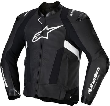 Alpinestars Missile V3 Leather Jacket Black White 12