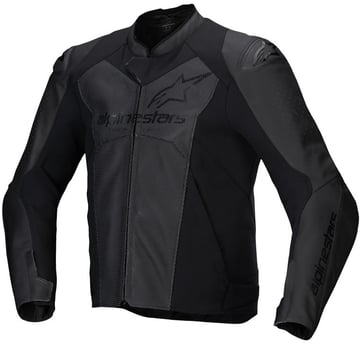 Alpinestars Faster V3 Airflow Leather Jacket Black Black 1100