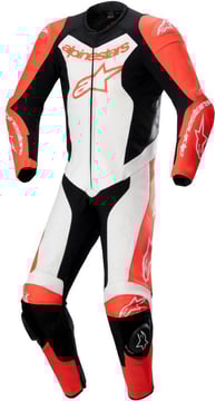 Alpinestars Gp Force Lurv 1Pc Leather Suit Red Fluo White Black 3022