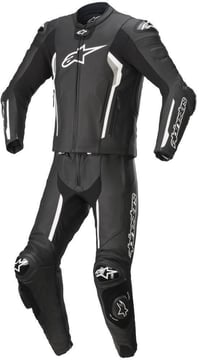 Alpinestars Missile V2 Leather Suit 2 Pc Black White 12