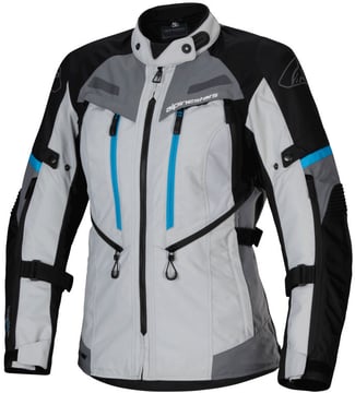 Alpinestars Stella Bogota' Pro Drystar Jacket Ice Gray Black Cyan 9136