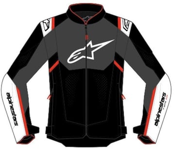 Alpinestars T-Sps Air V2 Jacket Black White Red Fluo 1231
