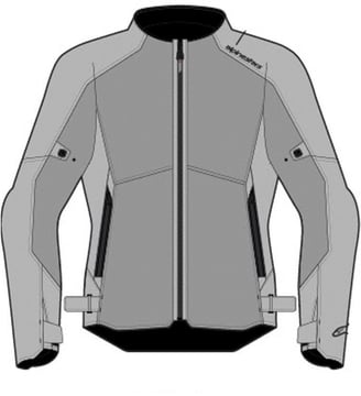 Alpinestars C-1 Air Jacket Silver 19