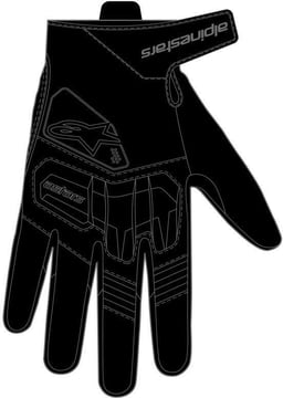 Alpinestars Chrome V2 Gloves Black Asphalt 1120