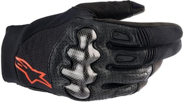 Alpinestars Megawatt Gloves Black Red Fluo 1030