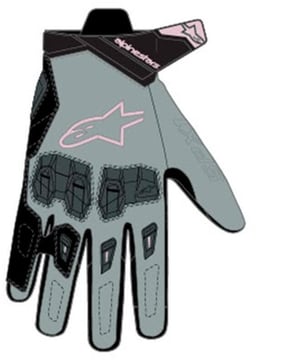 Alpinestars Stella Sp X 1 Gloves Mid Gray Black Asphalt 9238