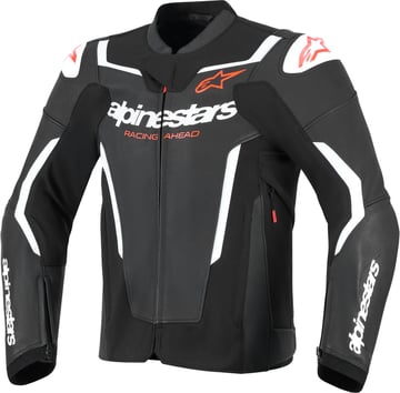 Alpinestars Gp Force V2 Leather Jacket Black White 12
