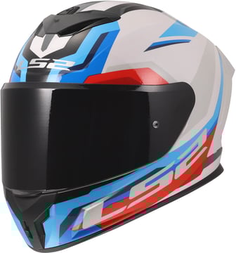 LS2 FF820 Rapid III Hyper White Blue Red