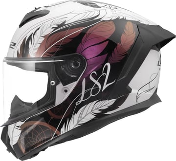 LS2 FF820 Rapid III Boho White Black Pink