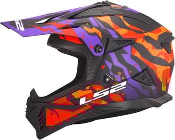 LS2 MX708 Fast II Grotesk Purple Orange-06