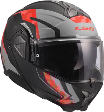 LS2 FF910 Advant II Glide Black Grey Red