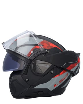 LS2 FF910 Advant II Glide Black Grey Red