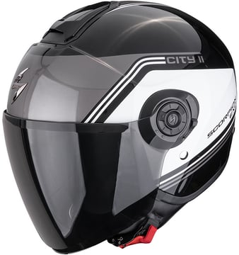 Scorpion EXO-CITY II Vita Metal black/White