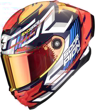 Scorpion EXO-RACE AIR Kobra Blue/Yellow/Red