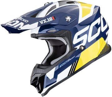 Scorpion VX-16 EVO AIR Analog White/Blue/Yellow