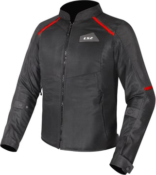 LS2 Breeze Man Jacket Black Red