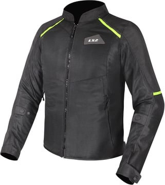 LS2 Breeze Man Jacket Black Yellow