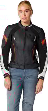 REV'IT Xena 4 Ladies Jacket White/Neon Red