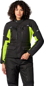 REV'IT Outback 5 H2O Ladies Jacket Black/Neon Yellow