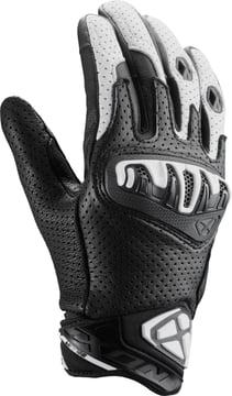 Ixon Mirage Leather Gloves Black/White
