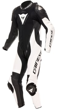 Dainese Demon Sprint Perf 1Pc Leather Suit Racepak Black/White/White