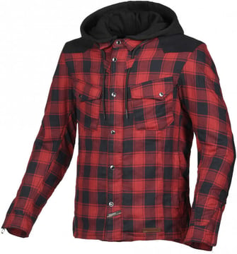 Macna Inland Hoodie Red/Black 310