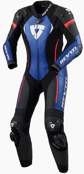 REV'IT Xena 4 Ladies Onepiece Black/Blue