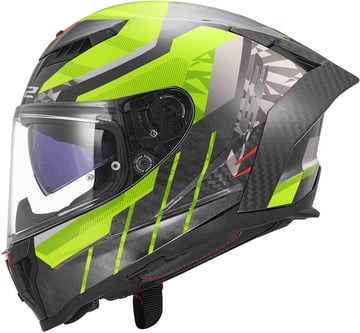 LS2 FF807 Dragon Trax H-Vis Yellow