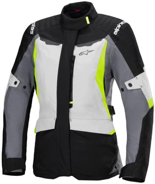 Alpinestars Stella ST-1 Waterproof Jacket Ice Gray/Black/Yellow Fluo 9145