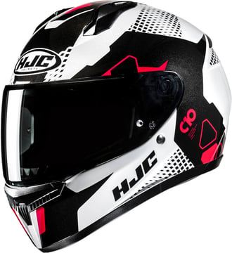 HJC C10 Aspa White/Red 231