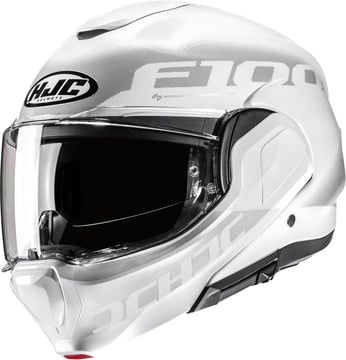 HJC F100 Hetal White/Grey 280