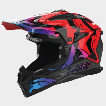 LS2 MX708 Fast II Wash Red