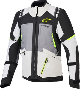 Alpinestars Andes V4 Drystar Jacket Dk Gray Ice Gray Bk Yllw Fluo 9268