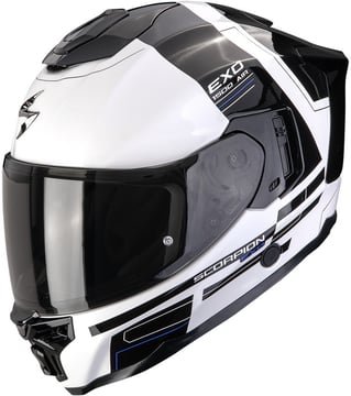 Scorpion EXO-1500 AIR Dual White/Black/Blue