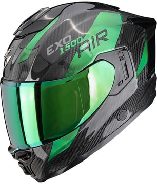 Scorpion EXO-1500 AIR Carbon Platted Black/Green