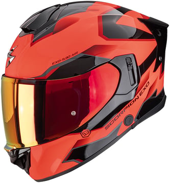 Scorpion EXO-530 AIR Clip Red/Black