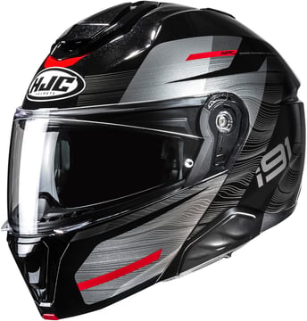 HJC i91 Dusk Black/Red 183