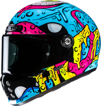 HJC V10 Squeeze Blue/Pink 576