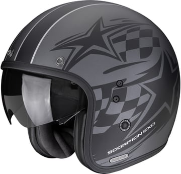 Scorpion Belfast II Flagstone Matt Silver/Black