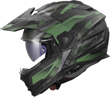 LS2 FF909 Ranger Full Carbon Strike Green