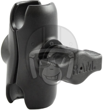 RAM Double Socket Arm For B Size 1" Balls Short