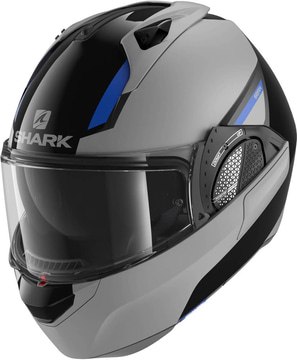 Shark Evo GT Sean Black Silver Blue KSB