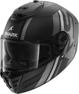 Shark Spartan RS Carbon Shawn Mat Silver/Anthracite DSA