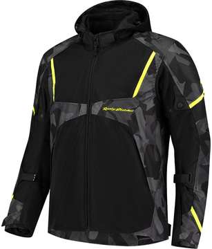 Rusty Stitches Carlo Black/Camo/yellow 936
