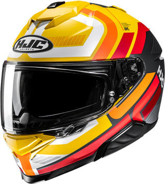 HJC i71 Viz Yellow/Red 738