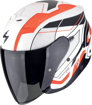 Scorpion EXO-Z1 Vue Matt White/Red/Black