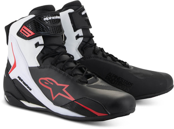 Alpinestars Faster 4 Shoes Black White Red 123