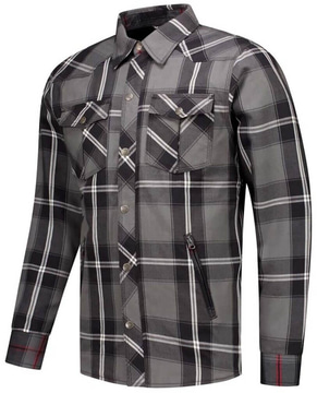 Rusty Stitches Neil-25 Jacket Grey-White-Black