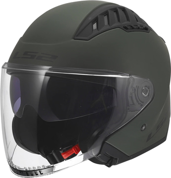 LS2 OF600 Copter II Solid Military Green-06